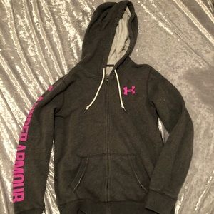 Dark gray zip up
